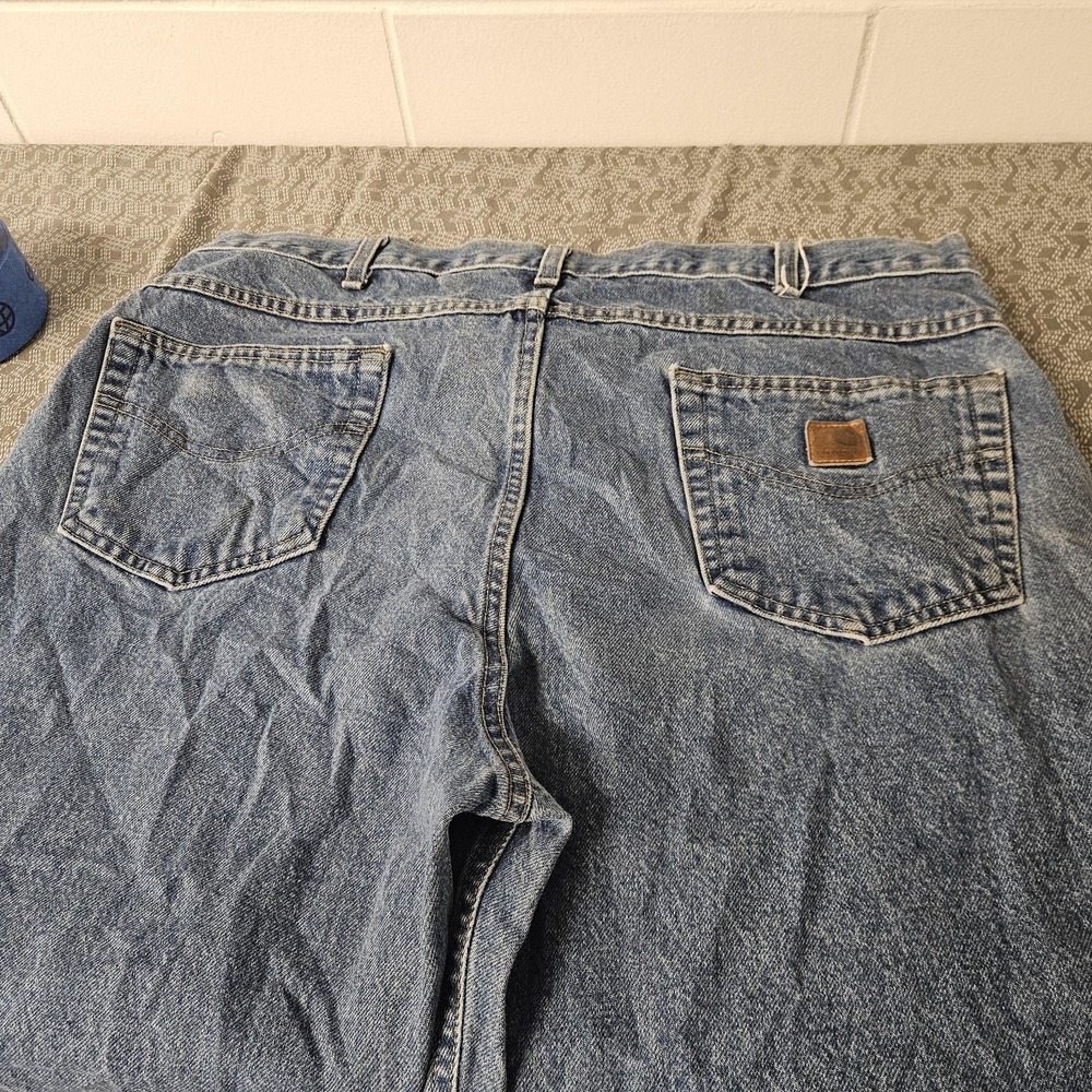 Carhartt‎ Carpenter Jeans Mens 36x31 Blue Denim Hammer Loop Workwear Utility - Picture 7 of 7
